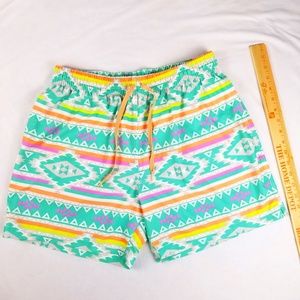 CHUBBIES- Men's Sz. 32” to 36” En Fuegos Stretch Swim Trunks Swim Shorts 5.5 In.